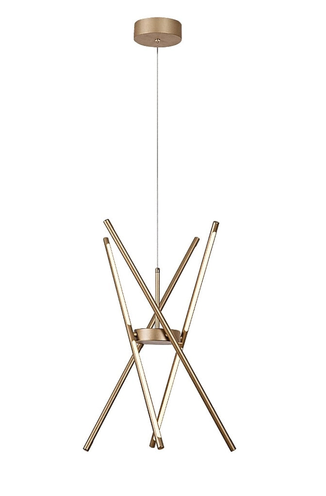 Lampada sospensione Rabalux Henli2 LED 40W oro 3000K