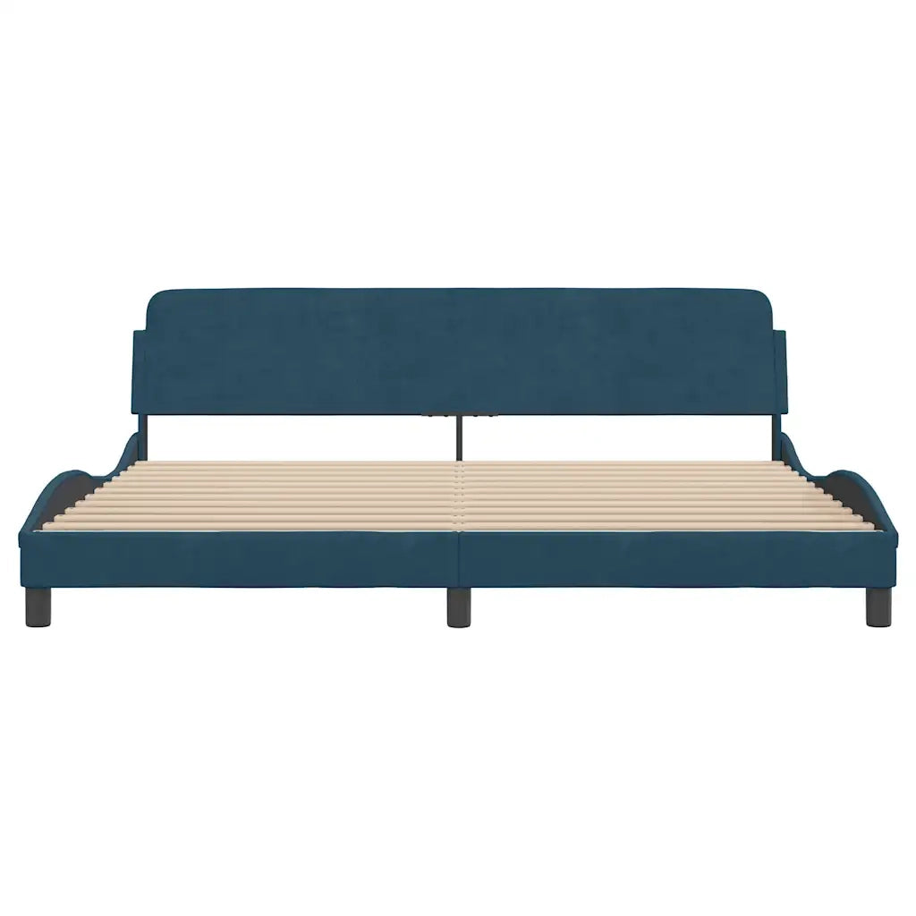 Giroletto Dover Blu 200x200 cm in Velluto 373256