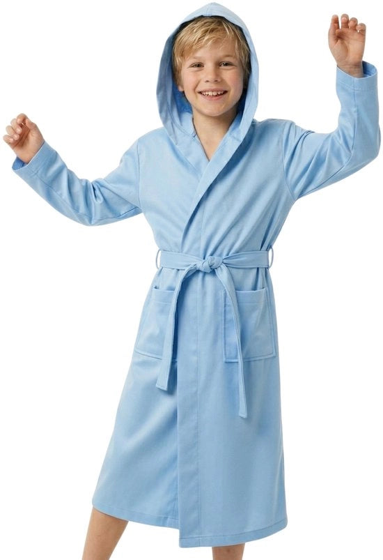 Badia per bambini con cappuccio e tasche, microfibre, riempimento, pieghevole, leggera, comoda per pelli sensibili