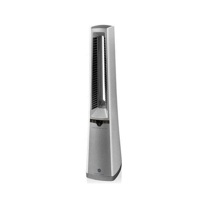 Macom Ventilatore oscillante senza pale, Silenzioso Telecomando incluso Argento