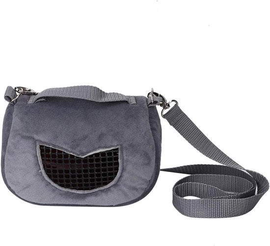 Zak da Comporto per Piccoli Animali - Cozze di Alta Qualità - Flanella - Tasca Portatile - Ideale per Piccoli Animali di Compagnia - Respirante - Lavabile in Macchina - Con Finestra - Tasca Portatile per Animali