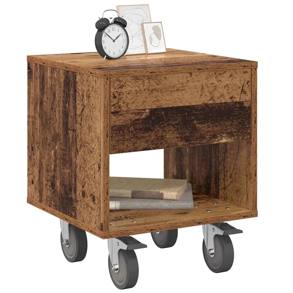 Comodino 2 pcs Legno vecchio 40,5 x 40 x 48 cm 891069