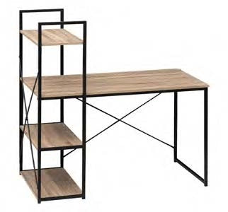 Scrivania Aliaj con libreria 4R 120x60x75