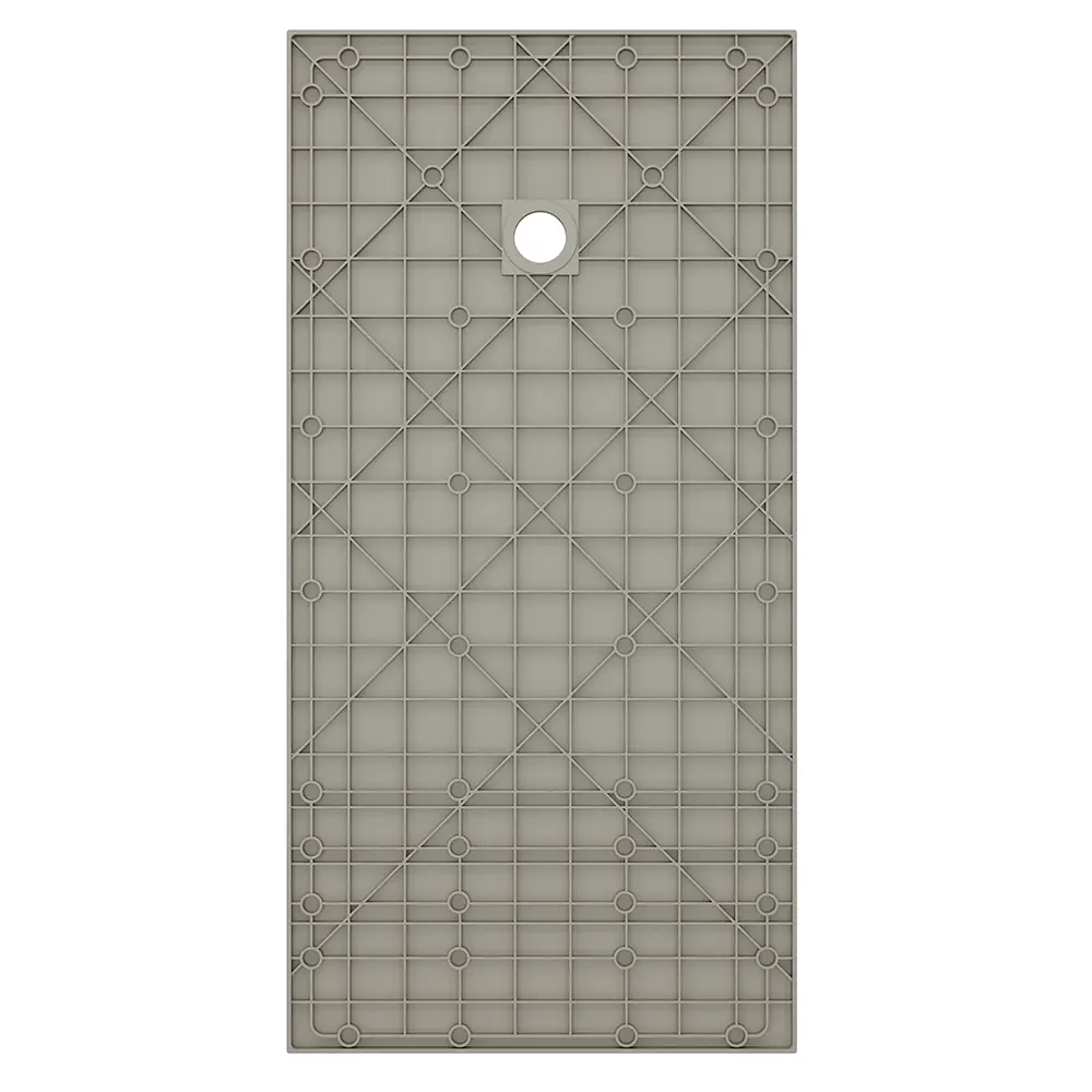 Piatto doccia 90x160 cm colore marrone effetto pietra | Samos