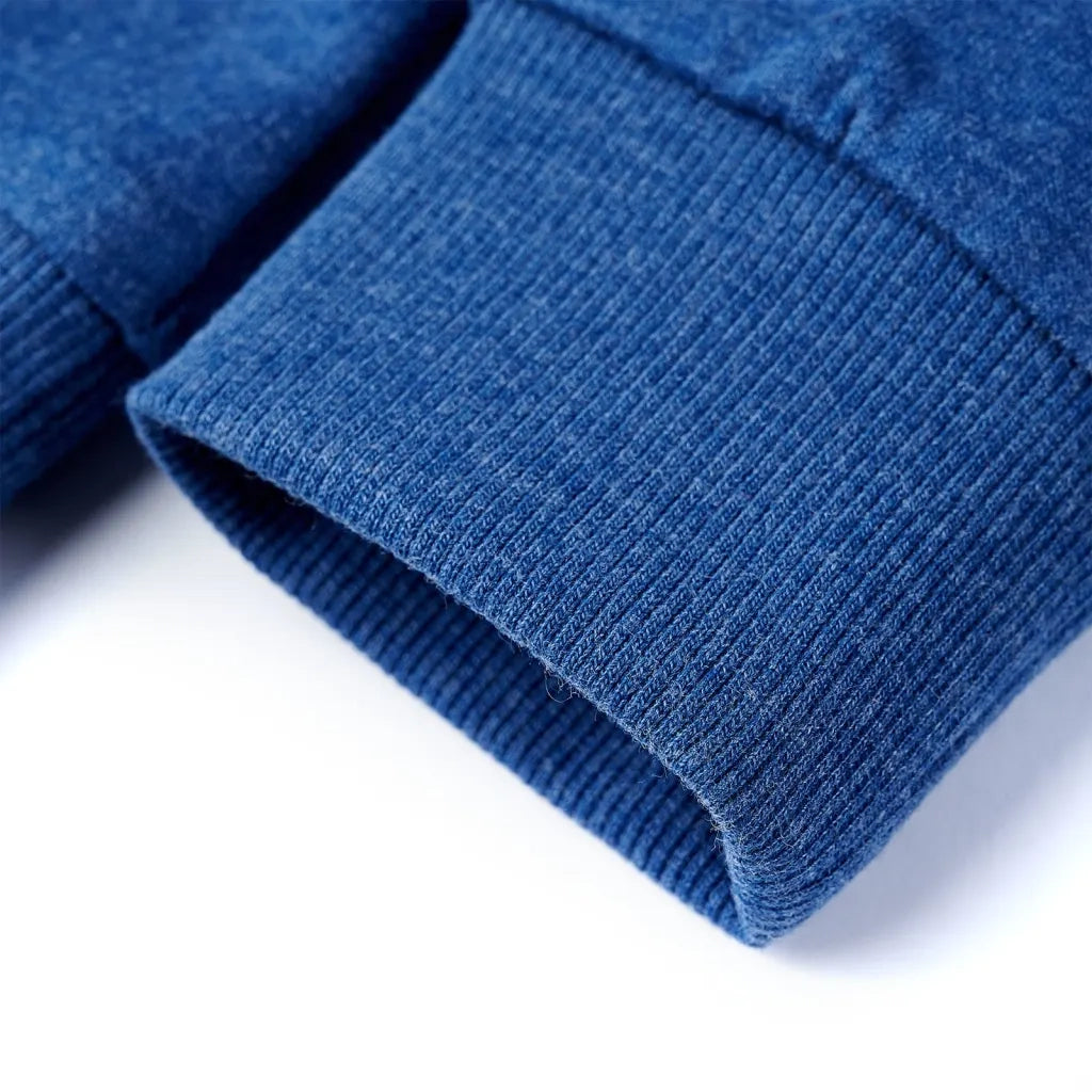 Felpa da Bambino Blu Scuro M¨¦lange 140