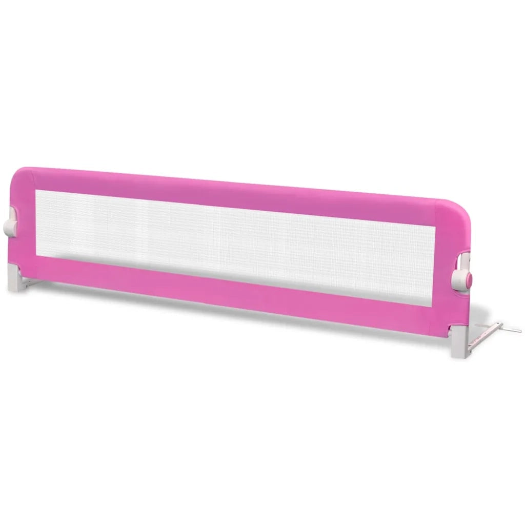 Sponde Letto per la Sicurezza dei Bambini 2 pz Rosa 150x42 cm CFW7951074