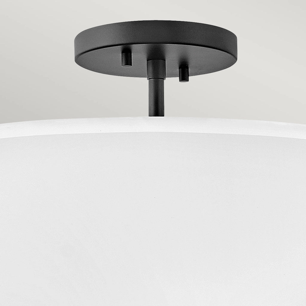 Lampada da soffitto Hinkley Graham nera 3xE14 40W Ø40,6cm