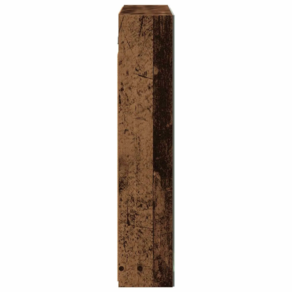 Mobiletto per specchio da bagno Legno vecchio 70 x 14,5 x 70 cm 889093
