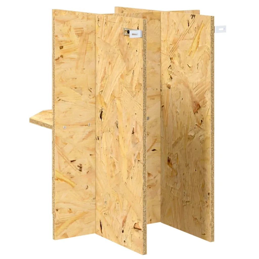 Base per Terrario con lo scaffale Marrone 40 x 40 x 50 cm OSB 876738