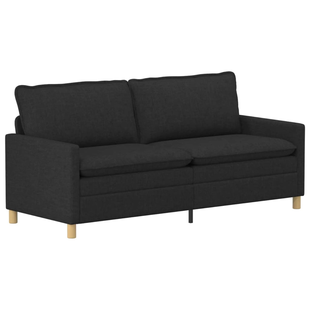 Set di divani 2 pz Nero Tessuto 3417103