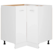 Pensile da cucina | Armadio Angolare ¡°Lyon¡± Bianco 75,5x75,5x81,5 cm