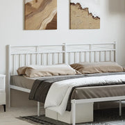 Testiera di Ricambio in Metallo Bianco 180 cm 373776