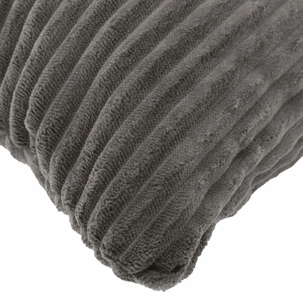 Federa 2 pcs HEERLEN Grigio Scuro 80 x 80 cm corduroy 913583
