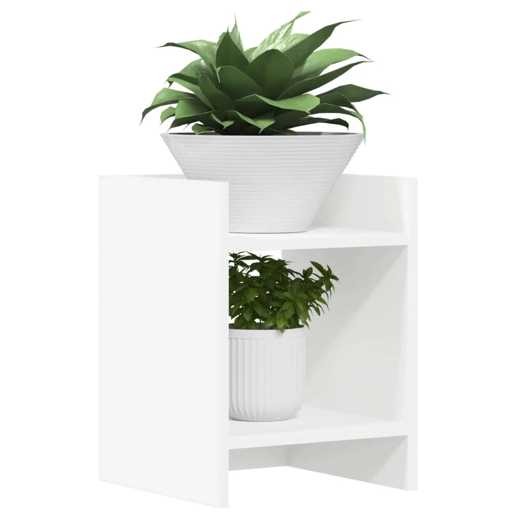 Supporto per piante 2 pz Bianco 30 x 30 x 40 cm 899611