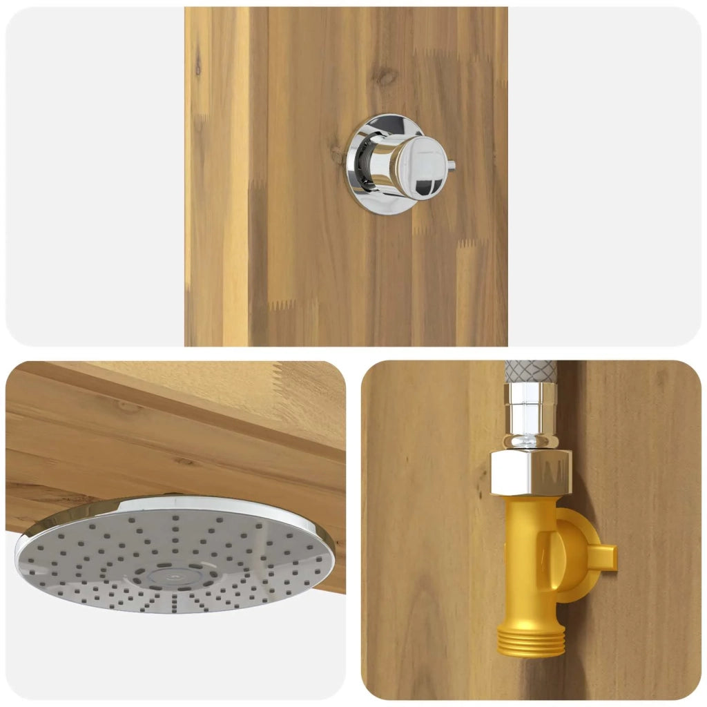Doccia da esterno 226 cm Bianco 903115