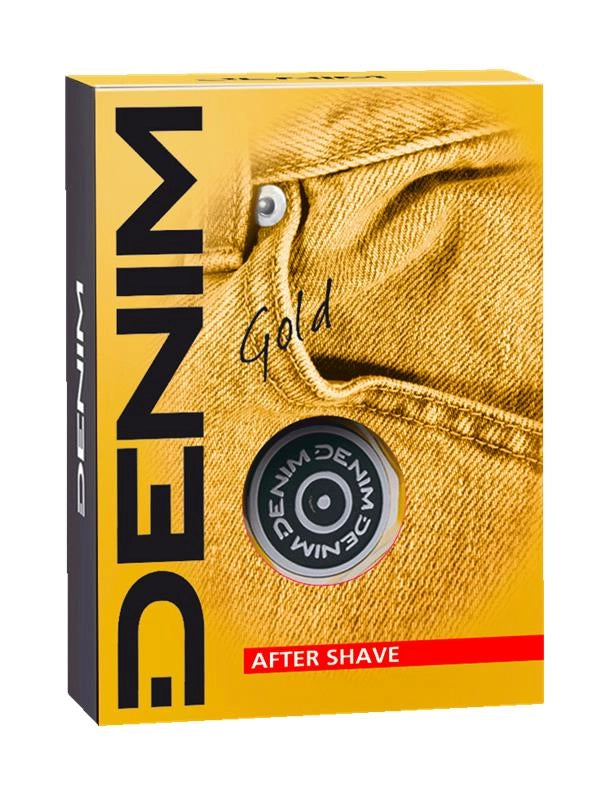 DENIM AFTER SHAVE DOPOBARBA 100ML GOLD FRESCA LOZIONE TONIFICANTE E RIVITALIZZANTE
