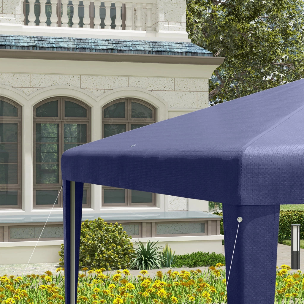 Gazebo Pieghevole 3x3 m ¨C Xylo ¨C Blu Anti UV Portatile Giardino