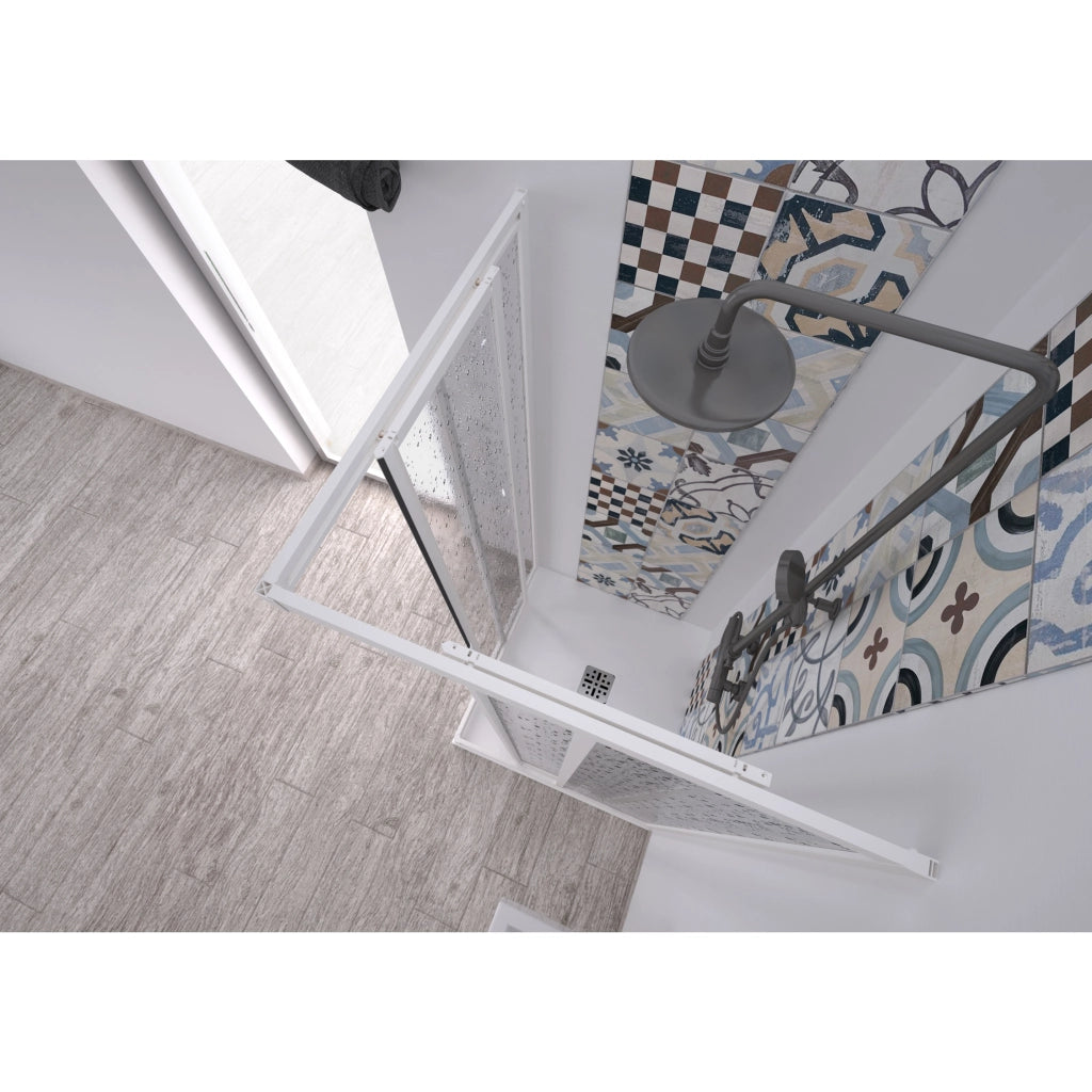 BOX DOCCIA ANGOLARE ACRIL 70/75X85/90XH190CM PVC