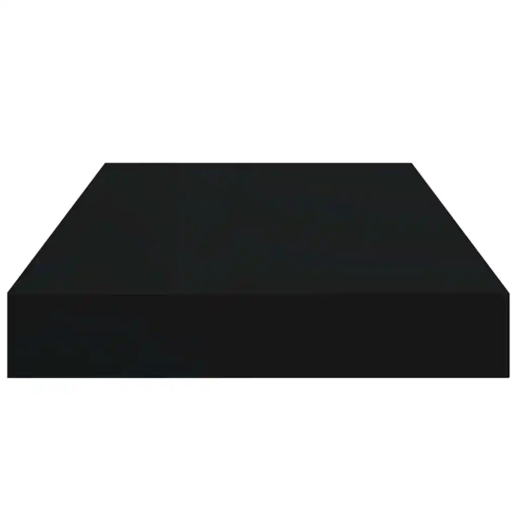 Scaffale a Parete Nero 40x23x3,8 cm in MDF 323826