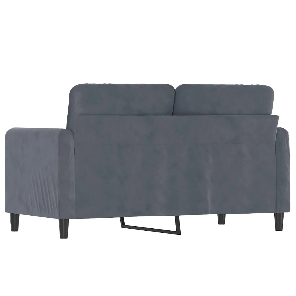 Divano a 2 Posti-Sofa 2 Posti grigio scuro 120 cm in Velluto 699593