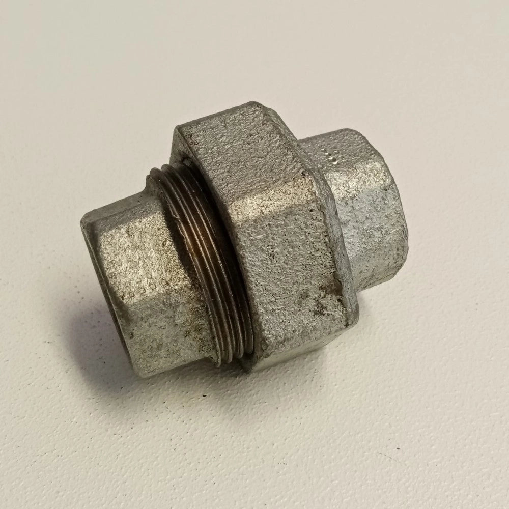 Raccordo ff 3/4'' bocchettone conico a 3 pezzi di ghisa zincata malleabile