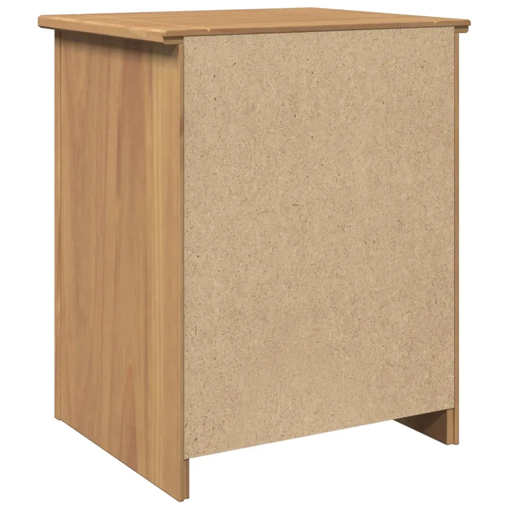Comodino | Armadio da Notte | Mobiletto da notte PANAMA 46x40x57 cm in Legno Massello di Pino
