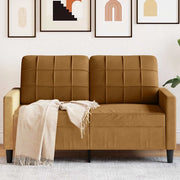 Divano a 2 Posti-Sofa 2 Posti marrone 120 cm in Velluto 381809