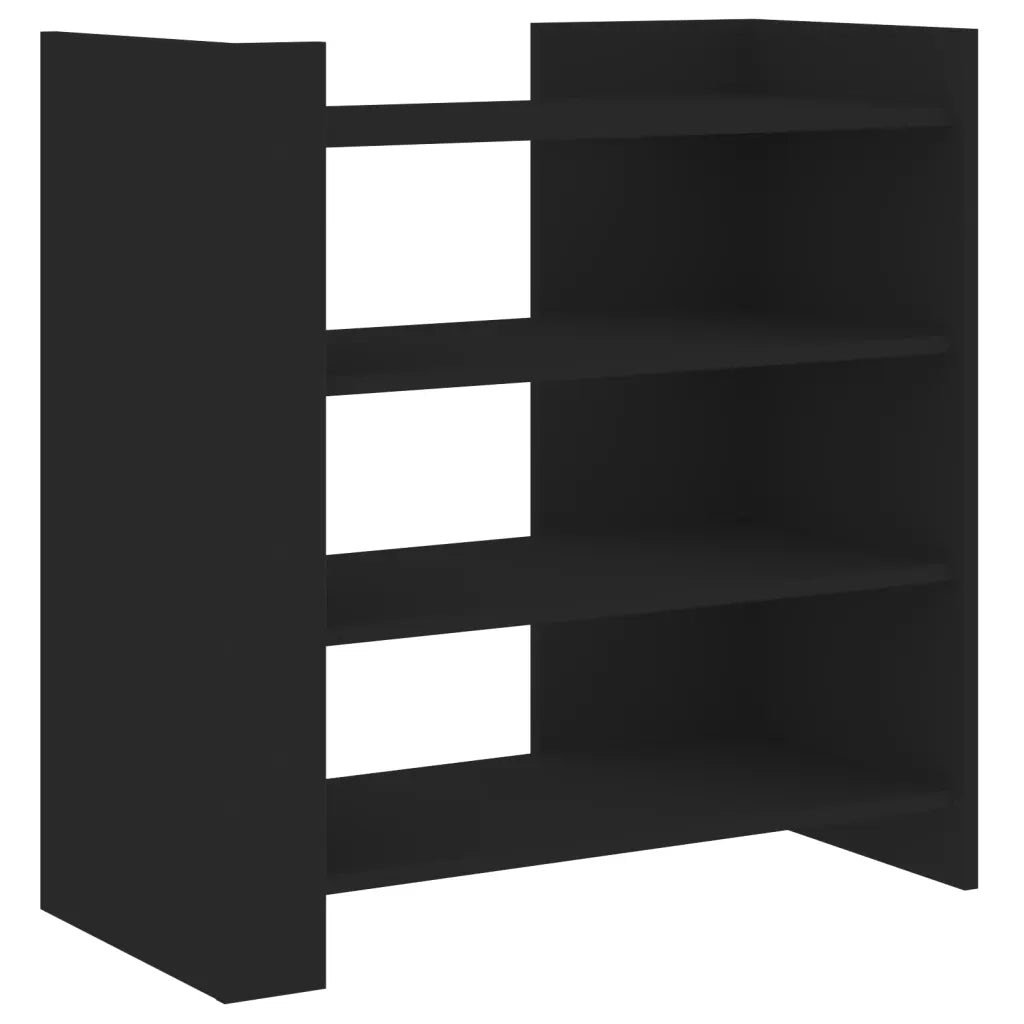 Credenza Nera 73,5x35x75 cm in Legno Multistrato 848389