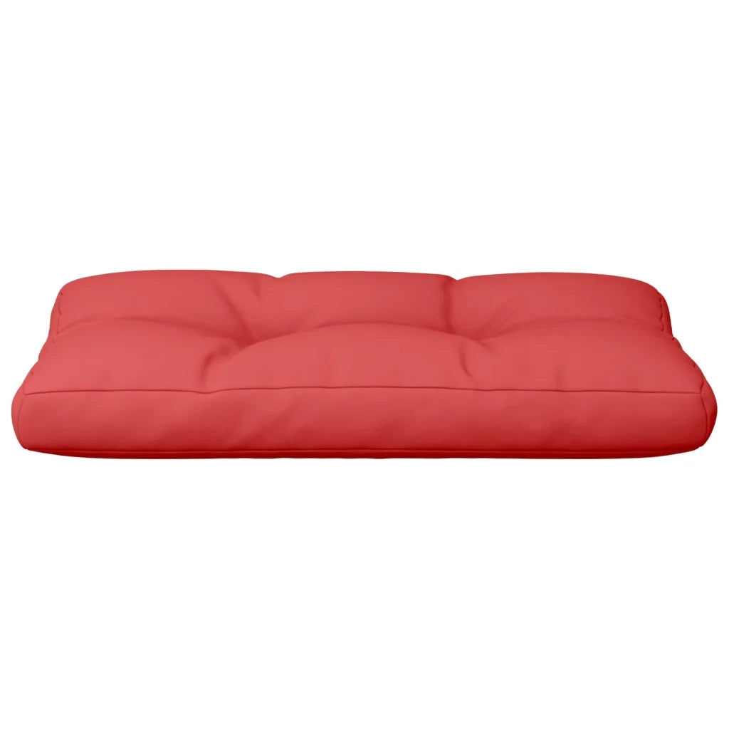 Cuscino per Pallet Rosso 80x40x12 cm in Tessuto 360607