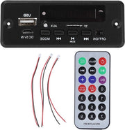 Decoder Bluetooth - Display Digitale - Amplificatore - Riproduttore MP3 per Auto - Nero .