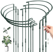 Supporti per piante - Semiorizzontali - Set da 6 - Verde - Metallo - 25 x 60 cm