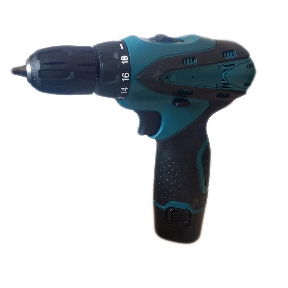Trade Shop - Mini Trapano Avvitatore 12volt Doppia Batteria Carica Batteria Valigetta -