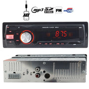 Trade Shop - Autoradio Stereo Per Auto Usb Sd Aux Deh-4101 1 Din Con Lcd Display Mp3 50wx4 -