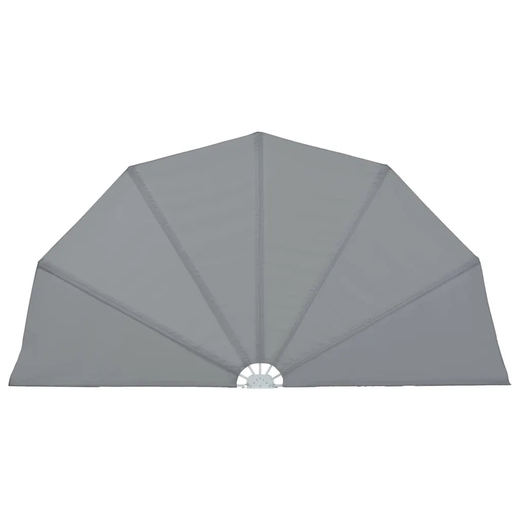 Tenda Laterale per Terrazza Pieghevole Grigio 200 cm 44576