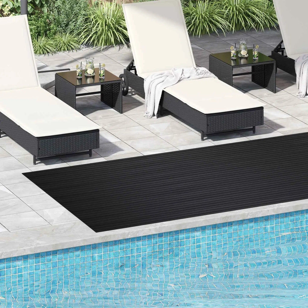 Tappeto per pavimento Nero 1,5 x 4 m Gomma 42046729