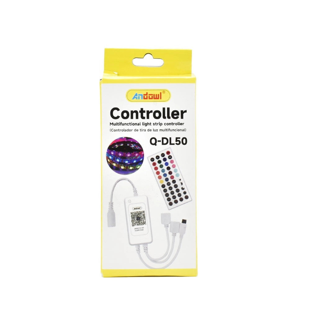 Trade Shop - Controller Wi-fi Wireless Con Telecomando Per Striscia Led Rgb 12v 6a Q-dl50 -