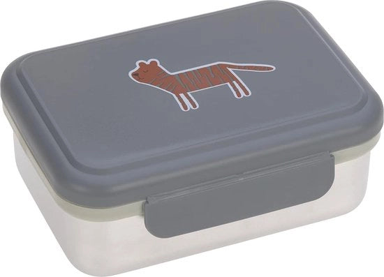 Tasca per bambini, acciaio inossidabile, scatola per pranzo, cassetta per colazione, sostenibile, scuola materna, scatola per scuola/safari