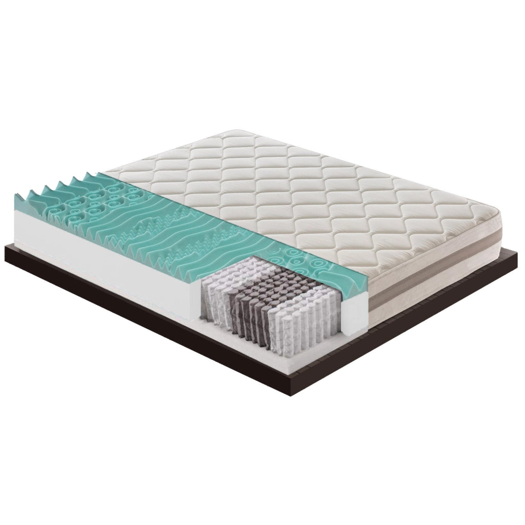 Materasso Matrimoniale 160x200 900 Molle insacchettate e memory foam 9 Zone differenziate Altezza 22 cm