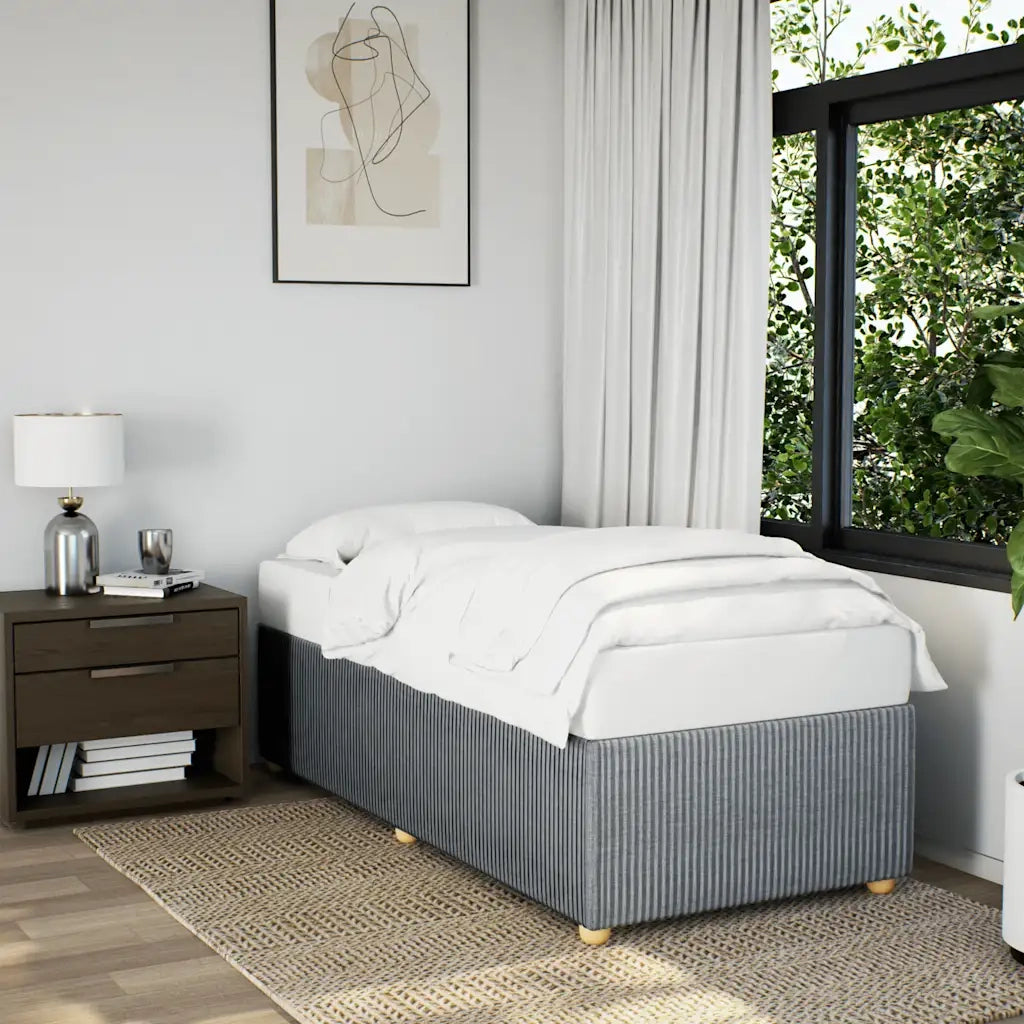Giroletto senza Materasso Grigio Chiaro 90x200 cm Tessuto 3284907