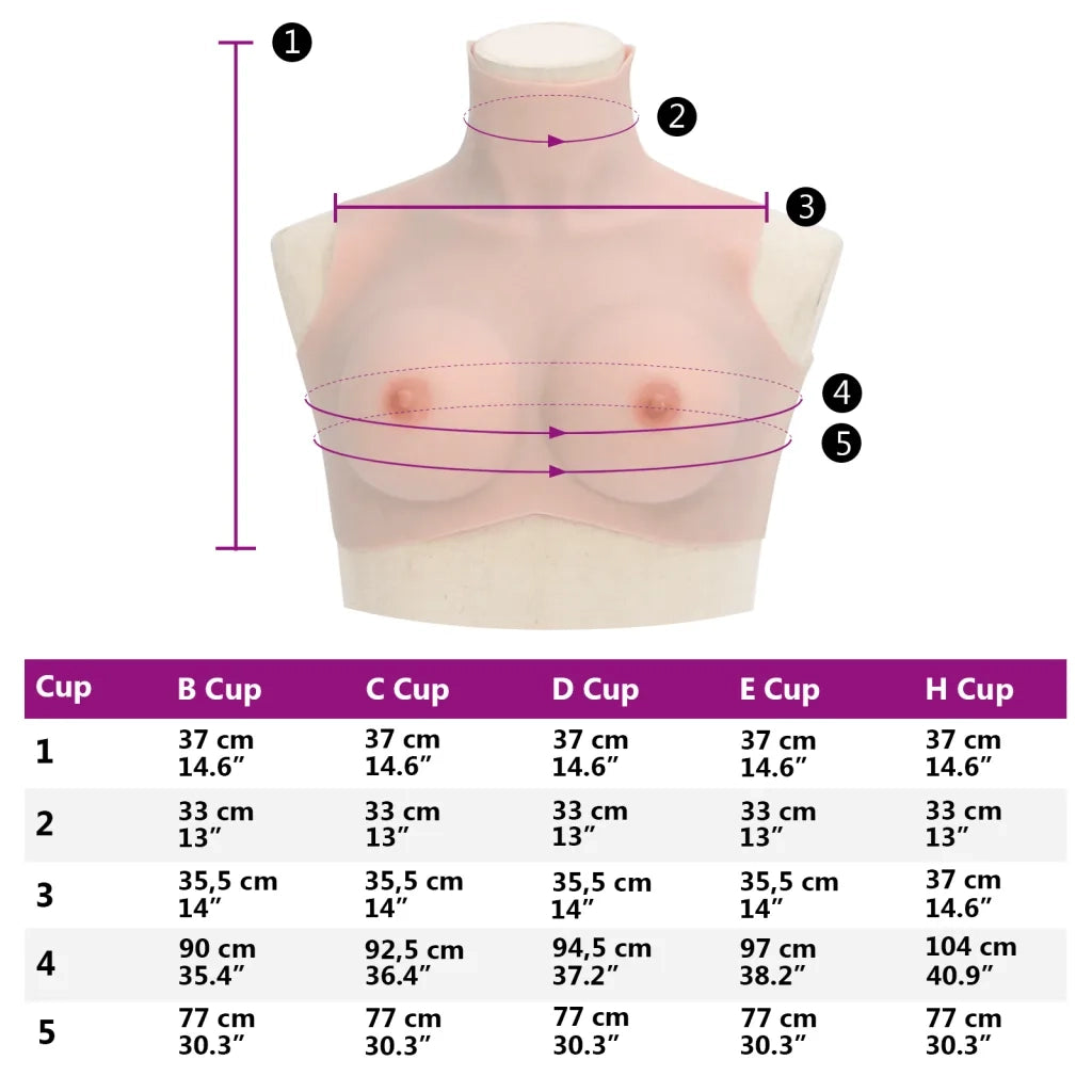 Corpetto in Silicone Caucasico Coppa C CFW3136276