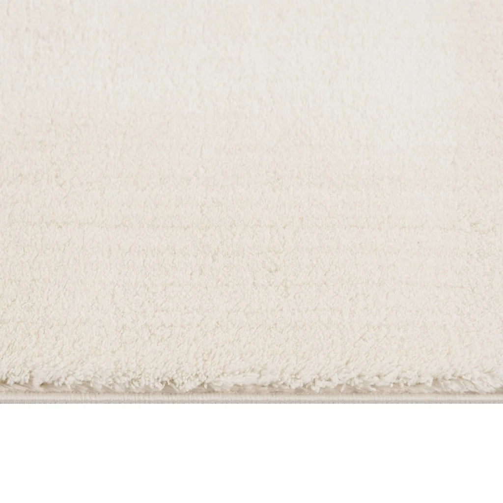 Tappeto Shaggy Crema/Bianco 120x183 cm in Poliestere 353830