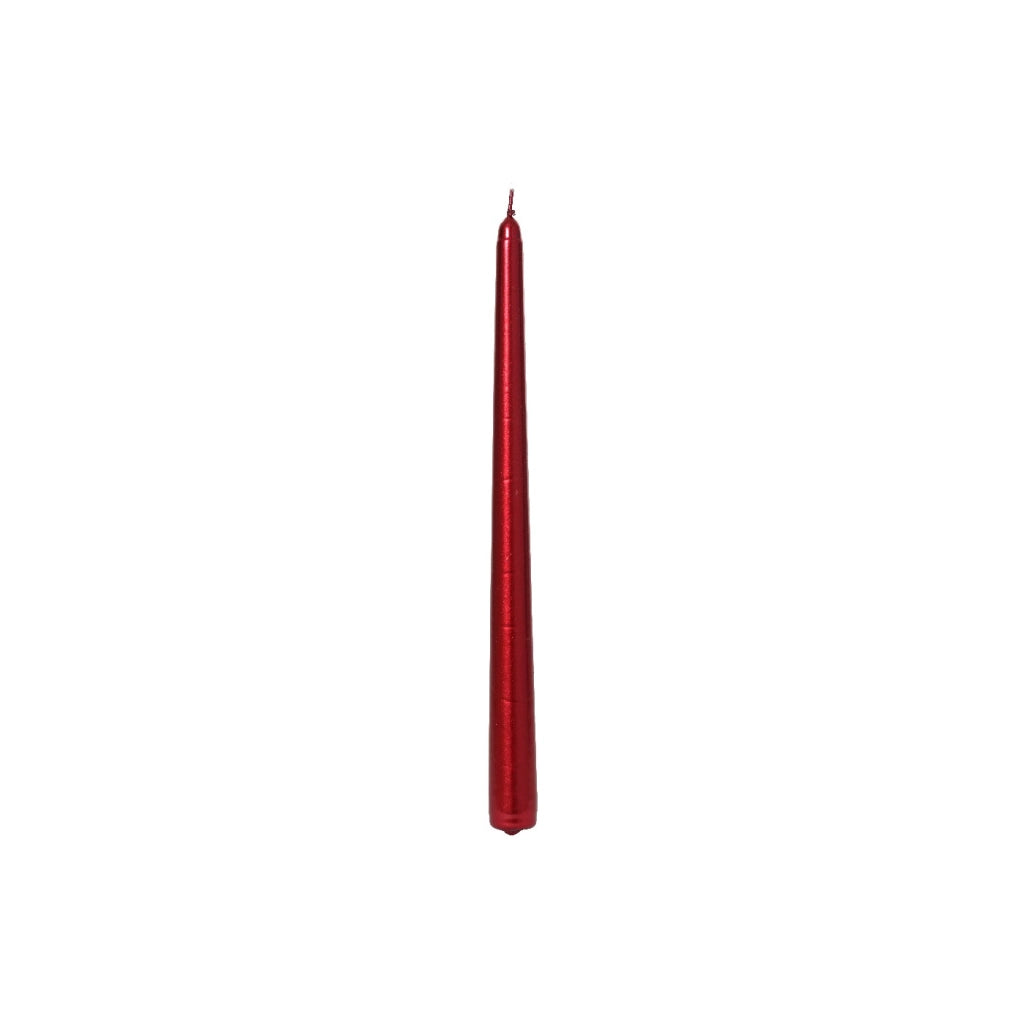 Box 12 Candele rosso H25cm