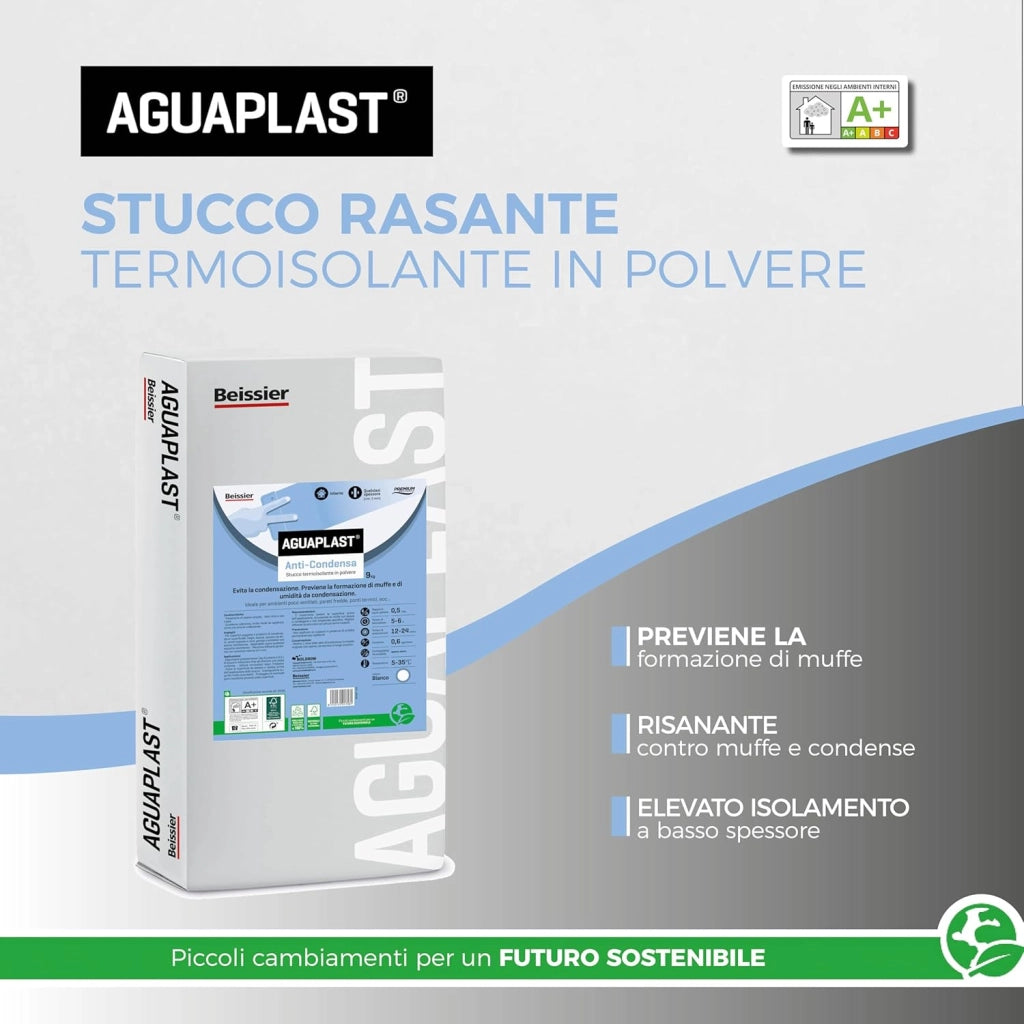 Aguaplast anticondensa stucco termoisolante e anti-muffa 9 kg