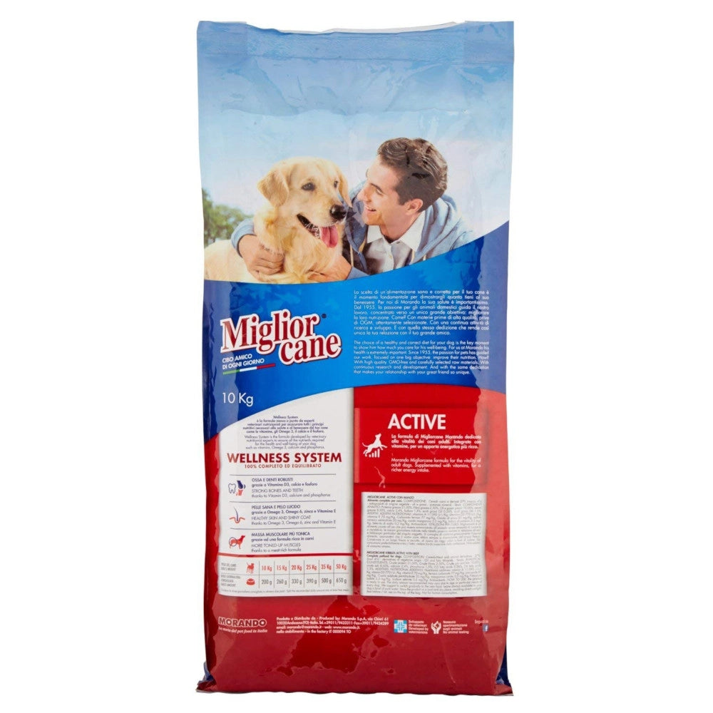 Multipack da 6 morando miglior cane crocchette con manzo da 10 kg ciascuno