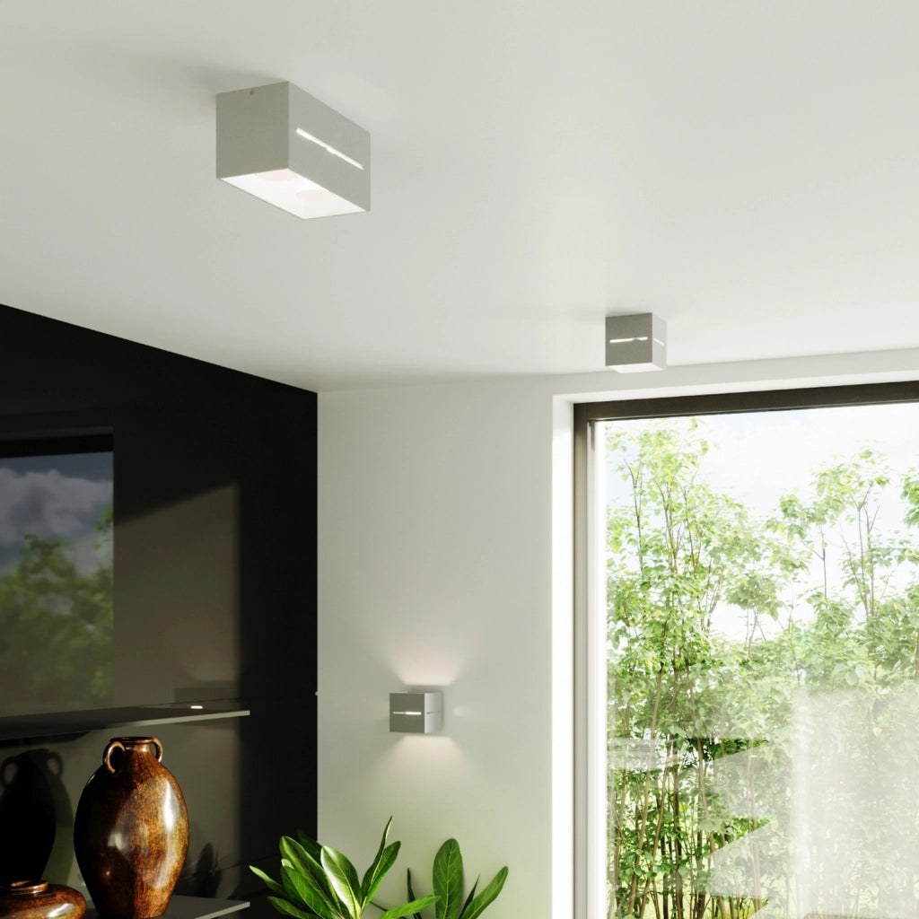Lampada da soffitto LOBO 2 grigio