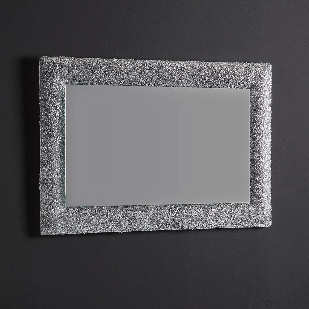 Specchio in vetro fuso retroilluminato 90x62