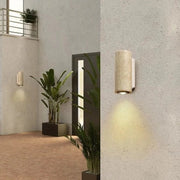 Lampada da Parete - Travertino Naturale - Calda e Stilosa