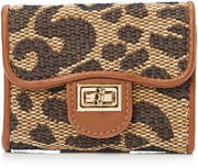 Borsa Donna Clutch, Marrone Multicolore