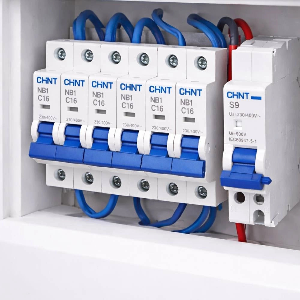 Sganciatore a lancio di corrente chint s9/230 per interruttori automatici