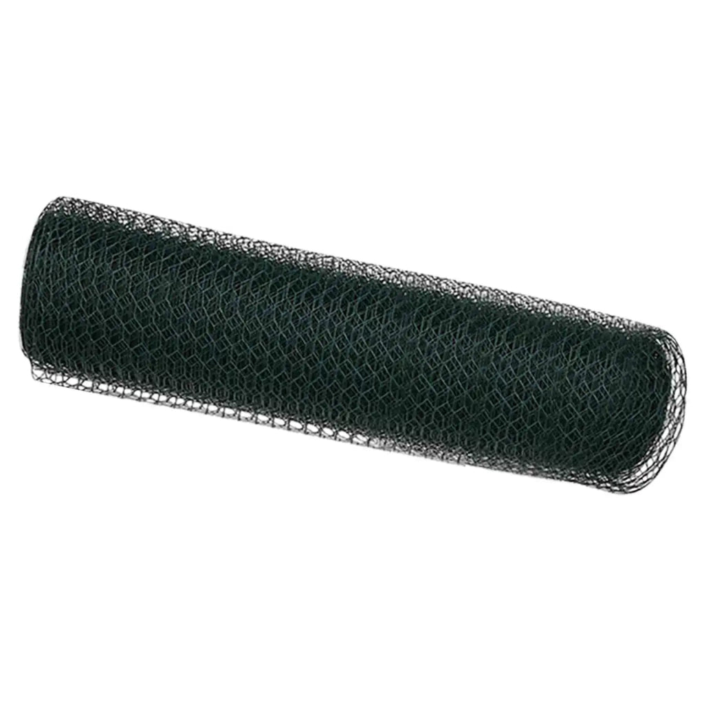 Recinzione Esagonale Verde 0,6 x 10 m PVC 42005338